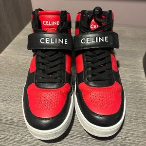 Barely worn , Great Condition! Celine Homme Ct-03 Leather High Top Sneaker.